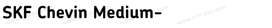SKF Chevin Medium字体转换